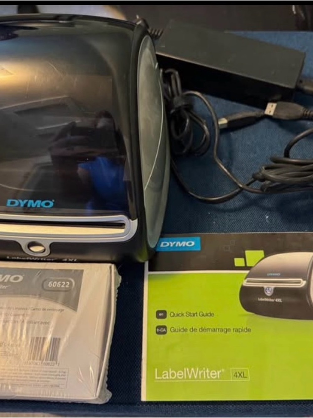 Dymo LabelWriter 4XL in Black and Blue Accents